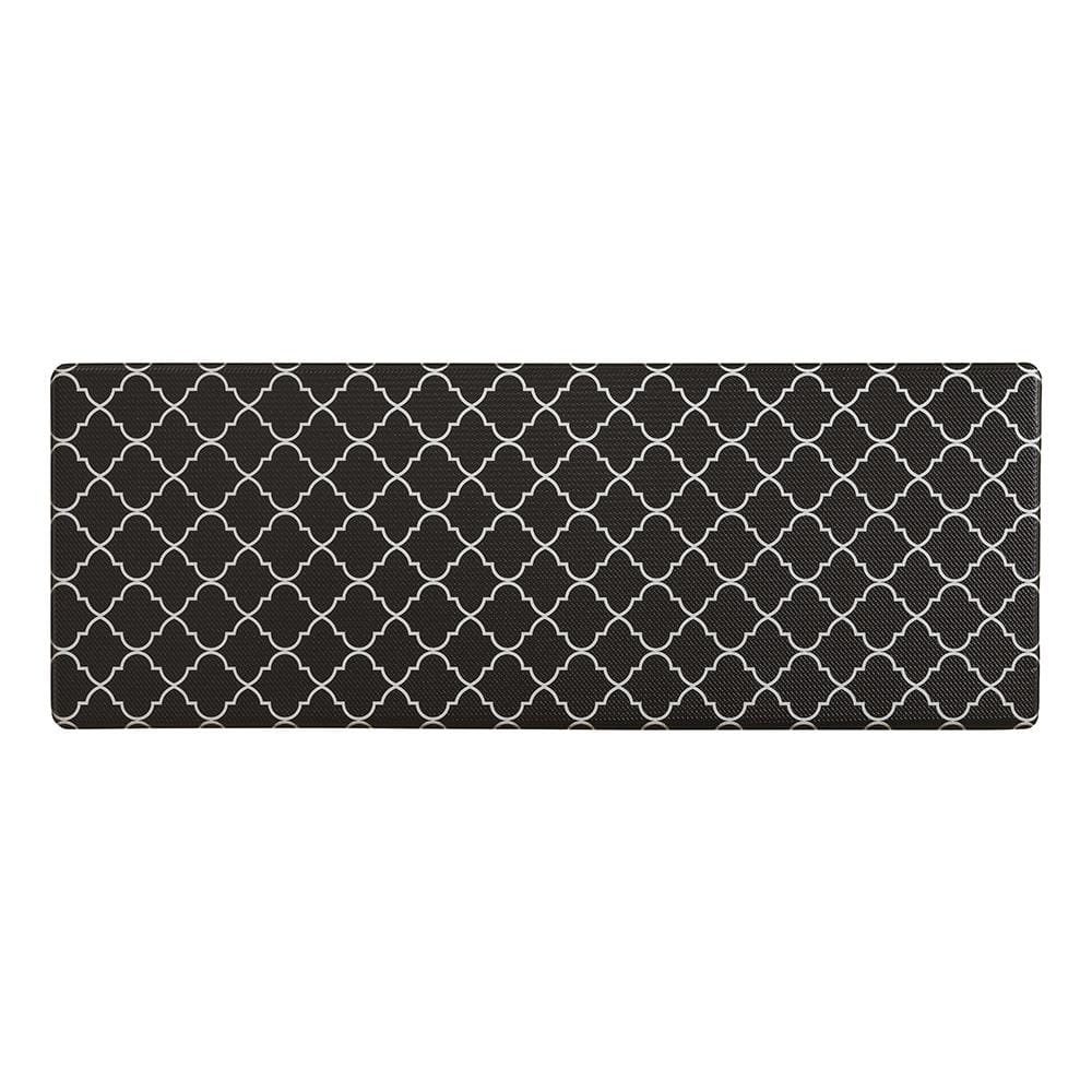 HOME LIVING STYLE KITCHEN MAT AUDREY GEOMETRIC 44X120CM BLACK