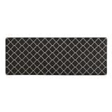 HOME LIVING STYLE KITCHEN MAT AUDREY GEOMETRIC 44X120CM BLACK