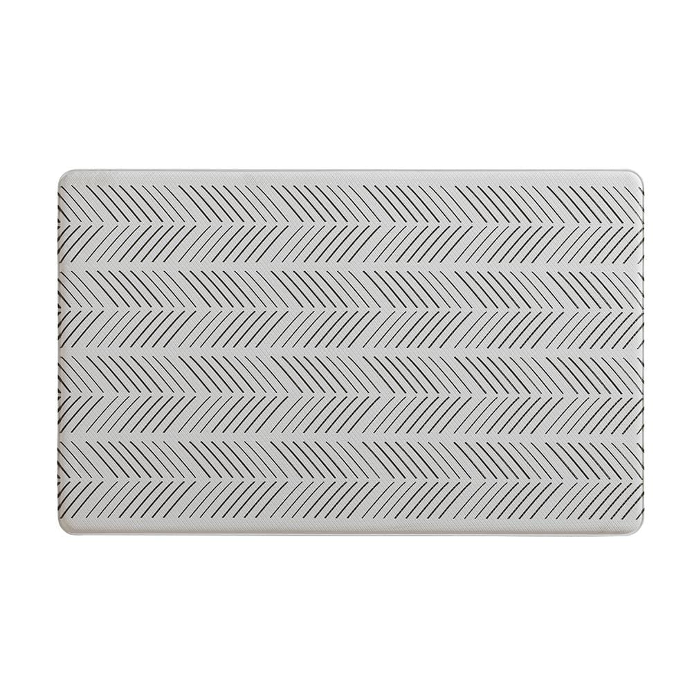 HOME LIVING STYLE KITCHEN MAT AUDREY ABSTRACT 44X70CM WHITE