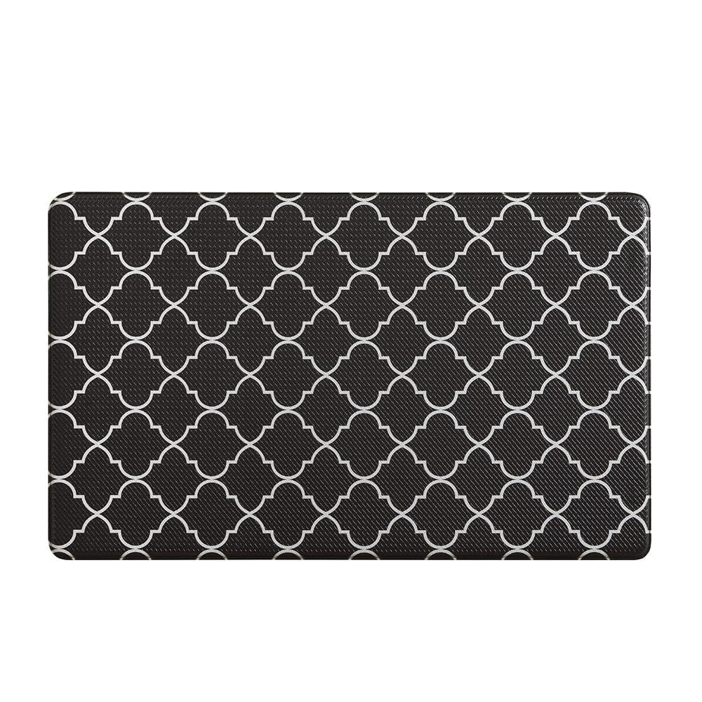 HOME LIVING STYLE KITCHEN MAT AUDREY GEOMETRIC 44X70CM BLACK
