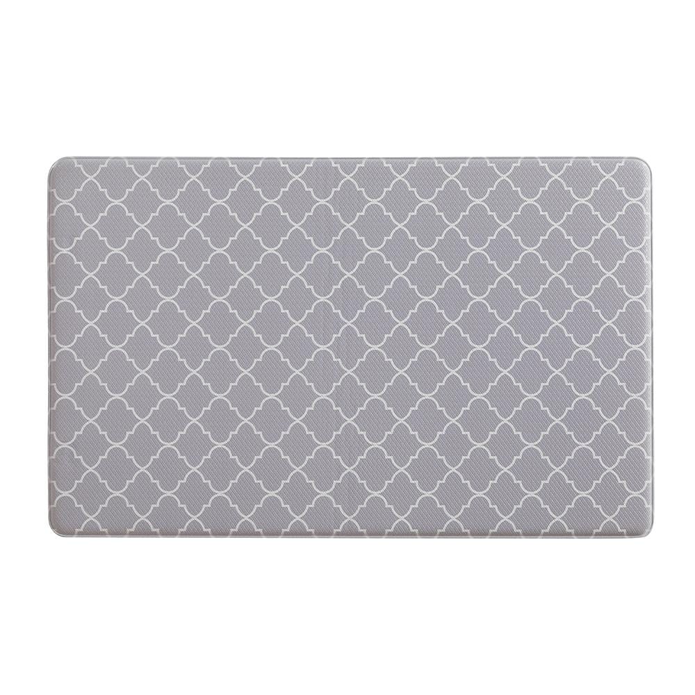 HOME LIVING STYLE KITCHEN MAT AUDREY GEOMETRIC 44X70CM GRAY