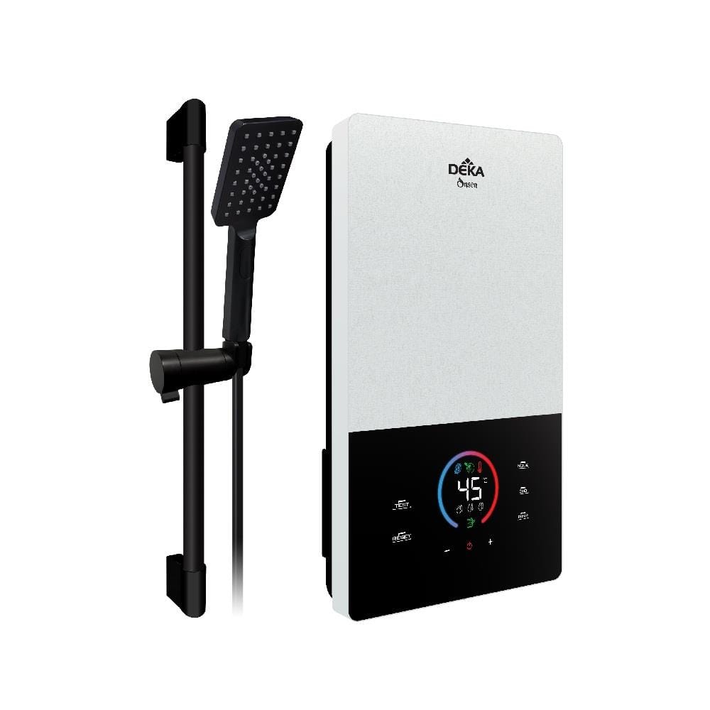 DEKA SHOWER HEATER DC PUMP WITH HAND SHOWER ONSEN PEARL WHITE