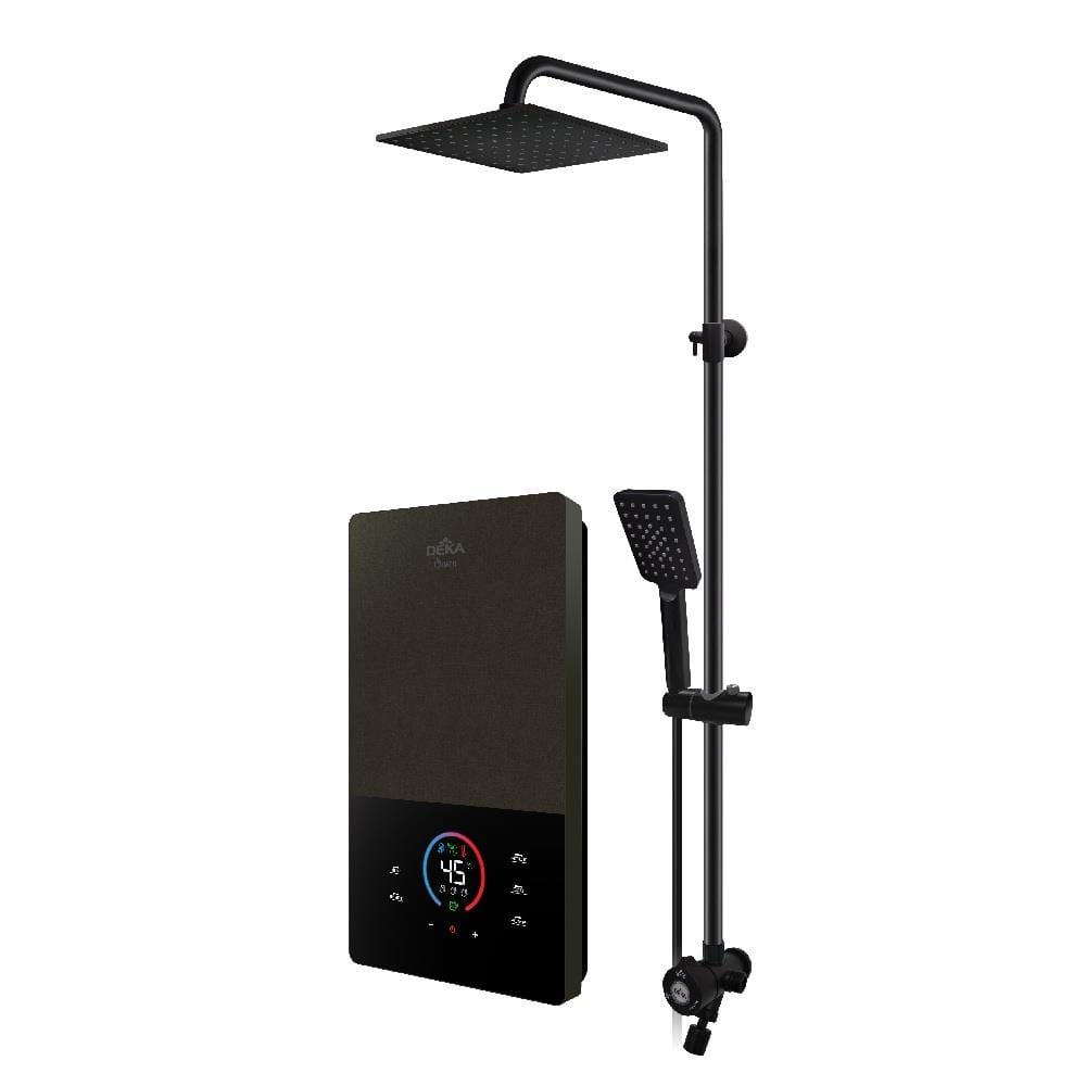 DEKA SHOWER HEATER DC PUMP WITH RAIN SHOWER ONSEN GUN METAL