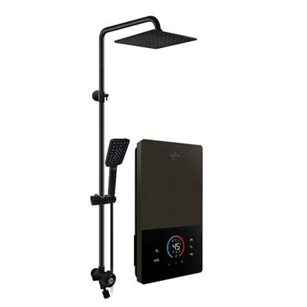 DEKA SHOWER HEATER DC PUMP WITH RAIN SHOWER ONSEN GUN METAL