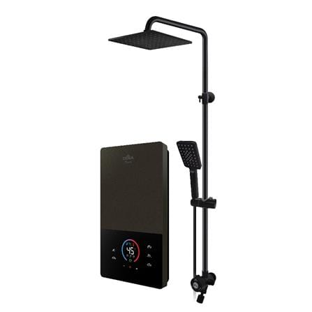 DEKA SHOWER HEATER DC PUMP WITH RAIN SHOWER ONSEN GUN METAL