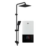 DEKA SHOWER HEATER DC PUMP WITH RAIN SHOWER ONSEN PEARL WHITE