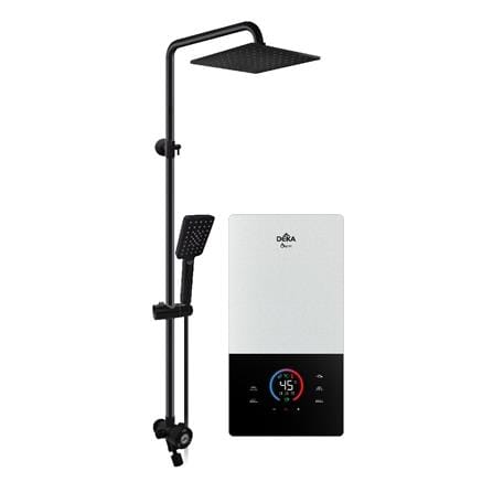 DEKA SHOWER HEATER DC PUMP WITH RAIN SHOWER ONSEN PEARL WHITE