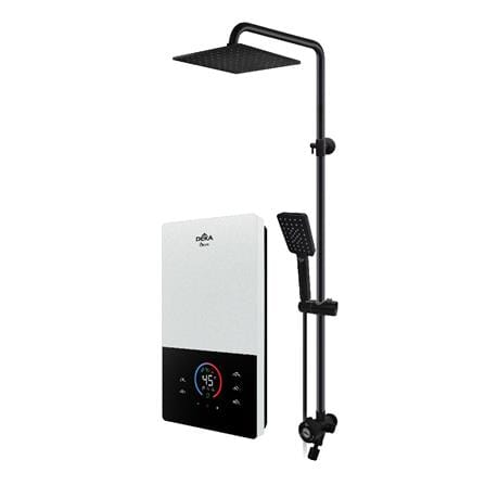 DEKA SHOWER HEATER DC PUMP WITH RAIN SHOWER ONSEN PEARL WHITE