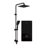 DEKA SHOWER HEATER DC PUMP WITH RAIN SHOWER ONSEN MATT BLACK