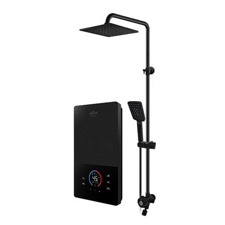 DEKA SHOWER HEATER DC PUMP WITH RAIN SHOWER ONSEN MATT BLACK