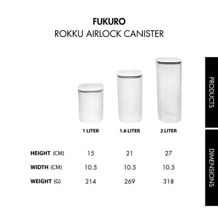 FUKURO ROKKU AIRLOCK CANISTER 1.6L HH 5202