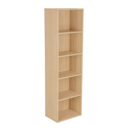 OPEN SHELF FURDINI 5 TIER OAK