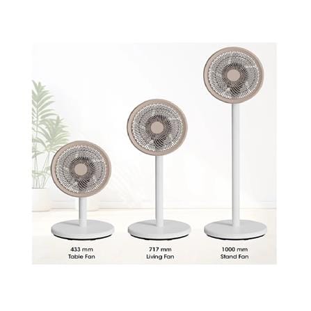 KHIND AIR CIRCULATOR STAND FAN DIGITAL AC9508SA LB 9" 66W 5BLADE 3SPEED