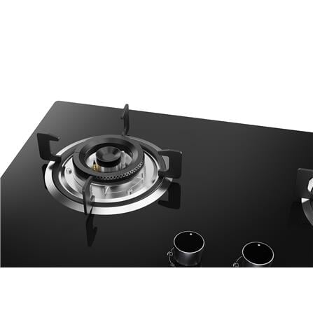 HAIER FLEXIBLE BUILT-IN GAS HOB HC-Q27216 2BURNER 5.2KW 76CM BLACK
