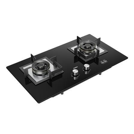 HAIER BUILT-IN GAS HOB HC-Q68266BT 2BURNER 5.35KW 78CM TIMER BLACK