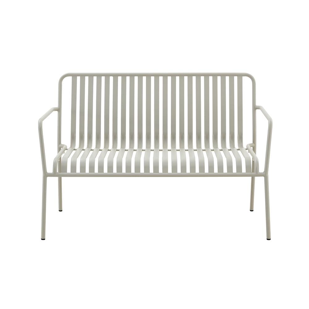 STEEL PATIO BENCH SPRING MAVIN BEIGE