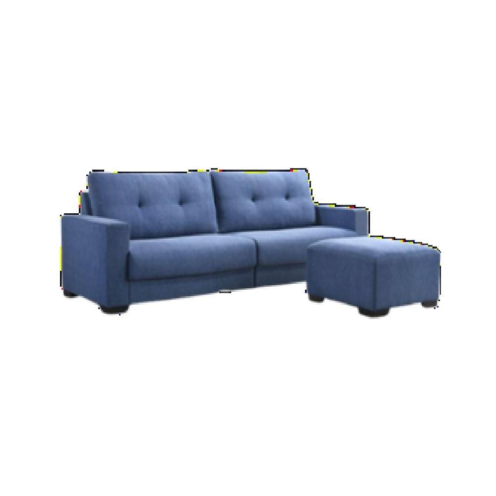 SOFA 4 SEATERS + STOOL GUB TOMO BLUE