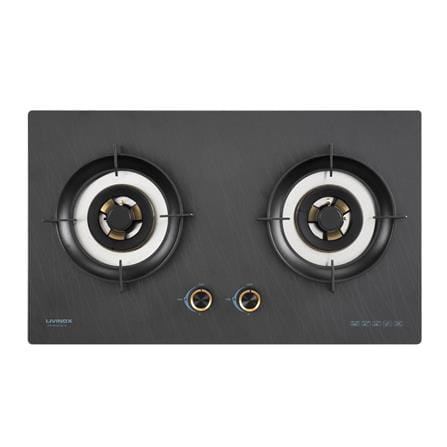 LIVINOX SINTERED STONE GAS HOB LGH-468B 2B-SL 2BURNER 5.5KW 76CM