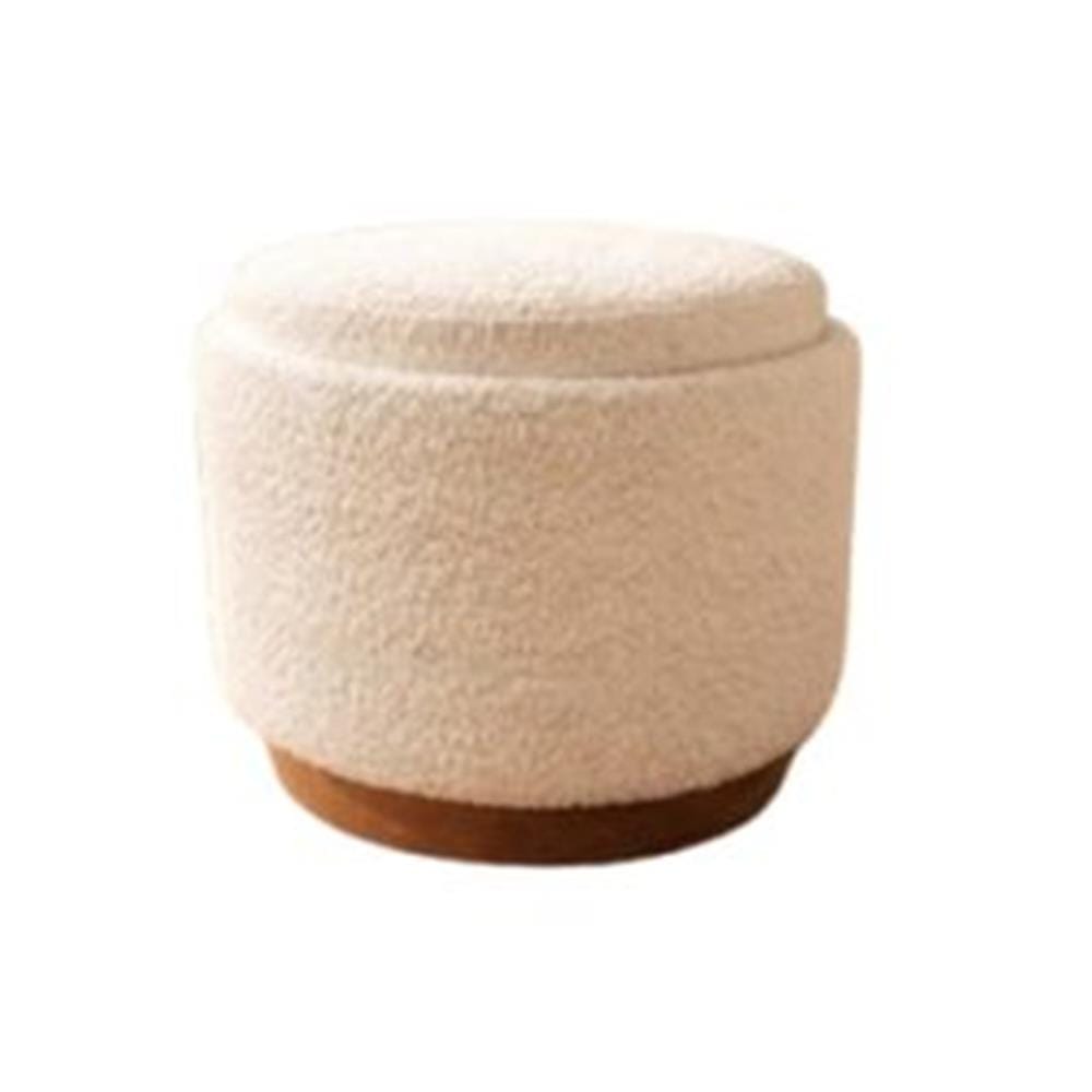 OTTOMAN STORAGE STOOL FURDINI RDS 9010-RST BEIGE