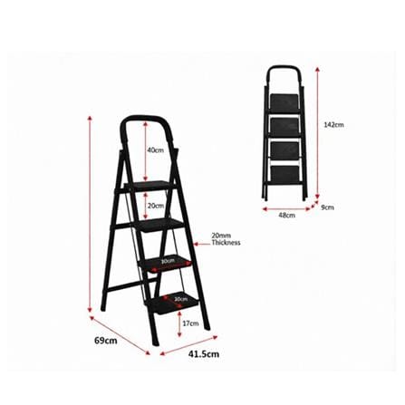SHIN HING 4 STEPS WIDE LADDER WITH HANDLE GRIP 100KG