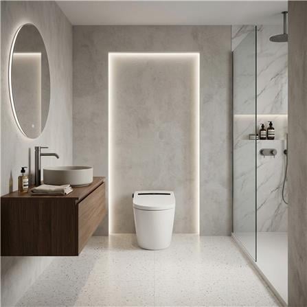 ROCA SMART TOILET A80349C00V IN-WASH GAP COLD WATER BIDET WC 4/3L S-TRAP 305MM 12-INCH