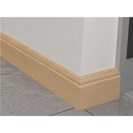 TARA SPC SKIRTING 240X8X1.2CM BLONDE OAK