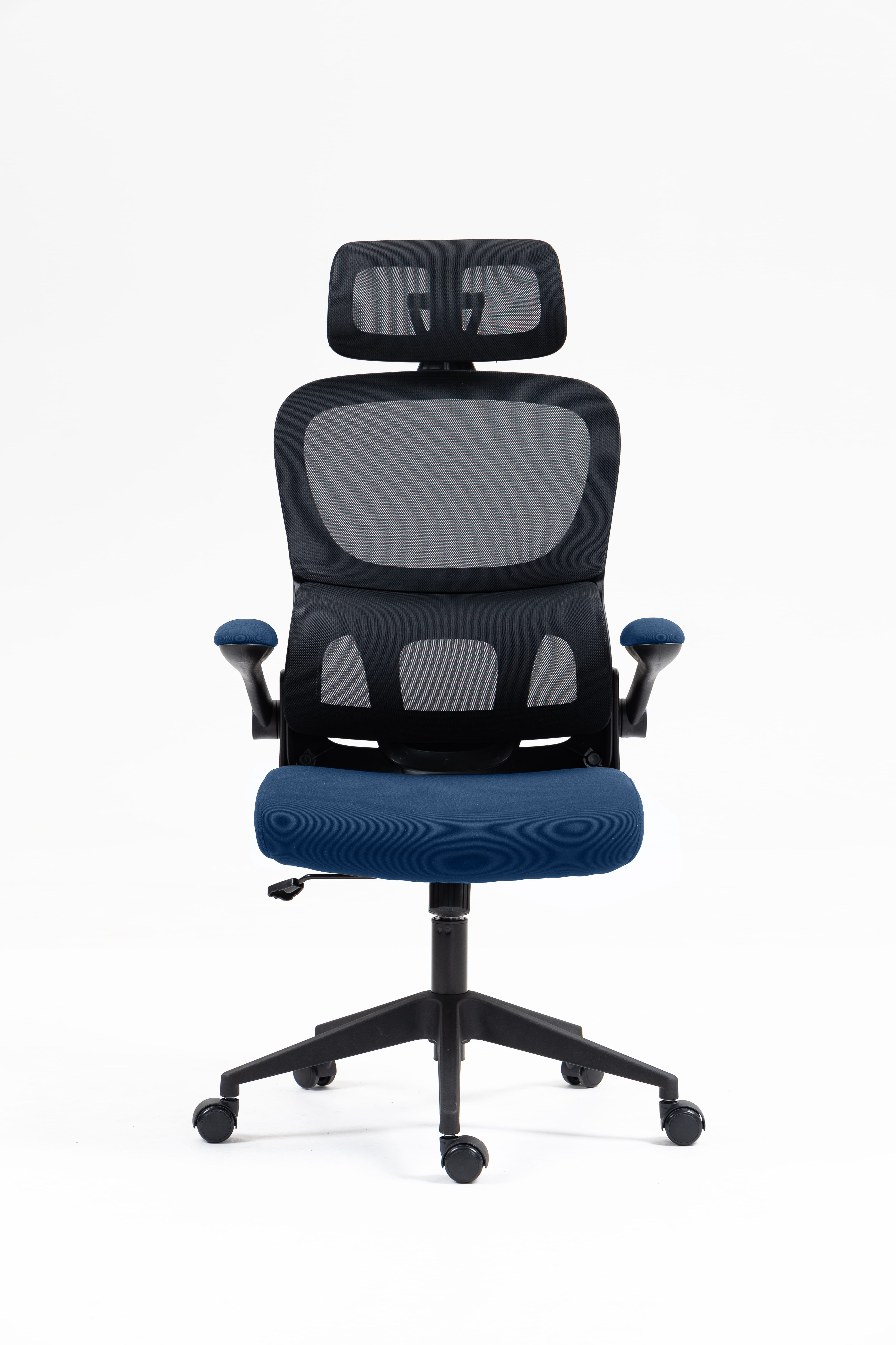 OFFICE CHAIR FURDINI 8375H BLACK/BLUE