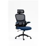 OFFICE CHAIR FURDINI 8375H BLACK/BLUE