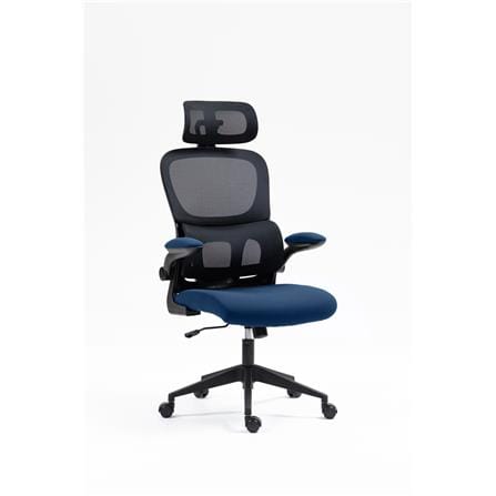 OFFICE CHAIR FURDINI 8375H BLACK/BLUE