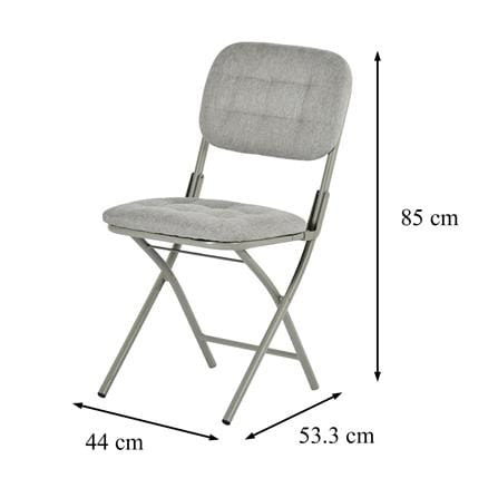 FOLDING CHAIR FURDINI MUFFIN GREY