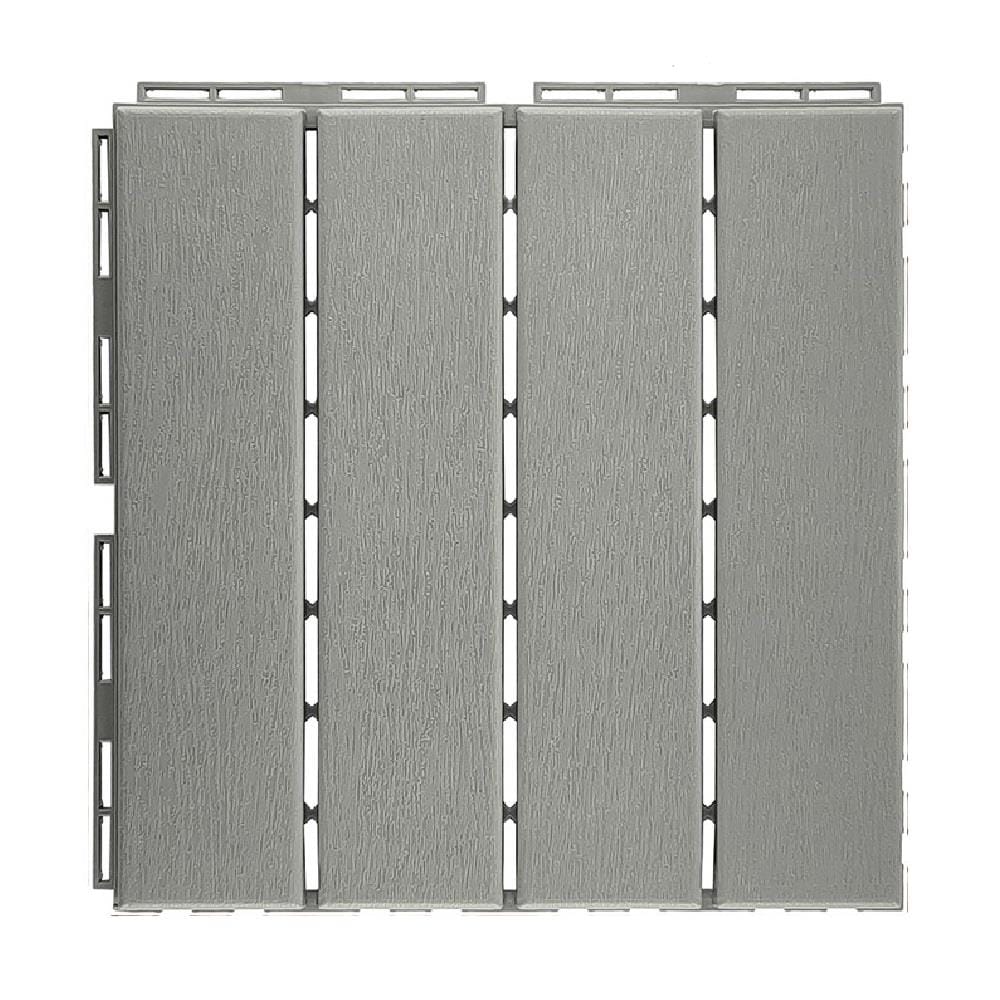 SPRING PP OUTDOOR DECK TILE 30X30X2CM LIGHT GREY (10TILES/BOX)