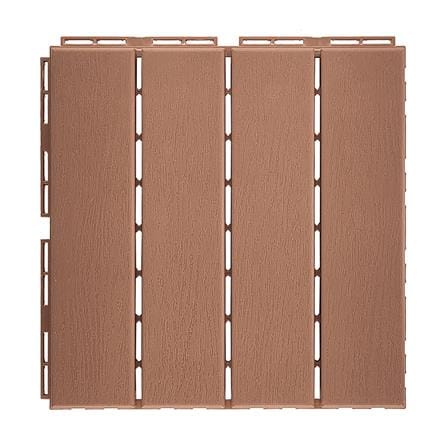 SPRING PP OUTDOOR DECK TILE 30X30X2CM BROWN (10TILES/BOX)