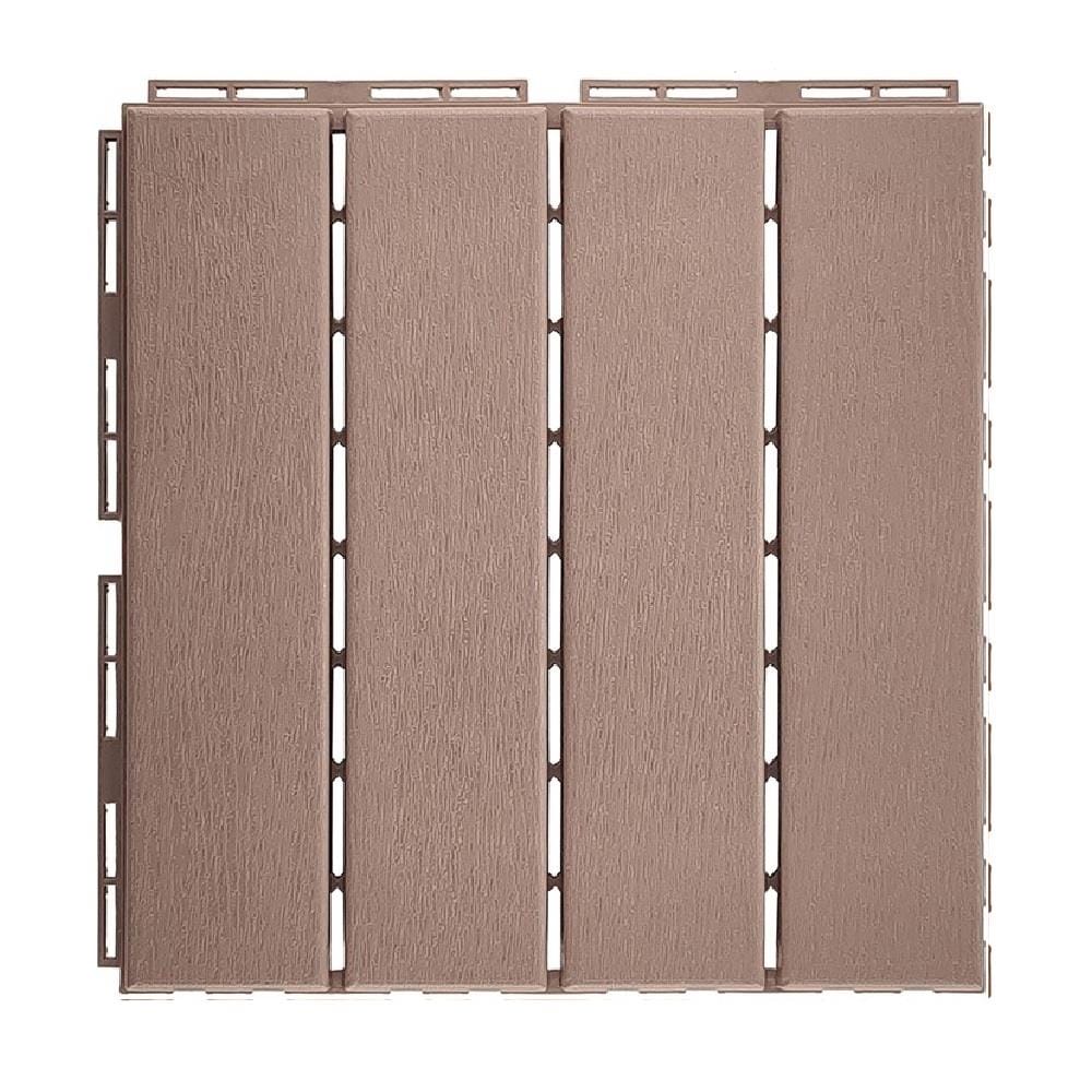 SPRING PP OUTDOOR DECK TILE 30X30X2CM COFFEE (10TILES/BOX)