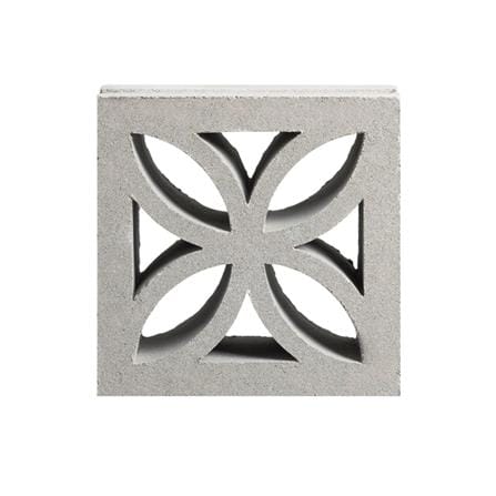 VENTILATION BLOCK 19X19X9CM GRASS FLOWER