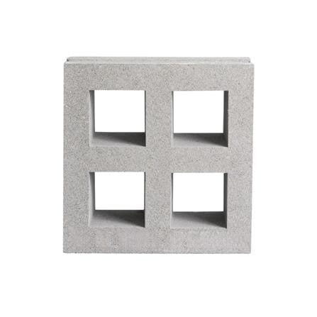 VENTILATION BLOCK 19X19X9CM 4 SQUARE