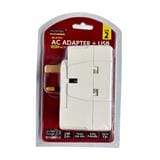 13A 3WAY ADAPTOR WITH FUSE+USB2.4A MS-3L1U1C MORRIES