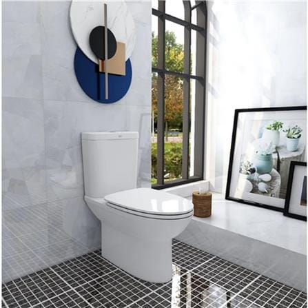 AMERICAN STANDARD NEO MODERN TWO PIECE TOILET CL26305-6DAMYSTN S-TRAP 300MM