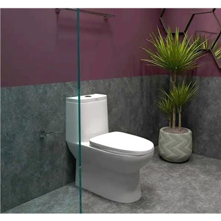 AMERICAN STANDARD NEO MODERN ONE PIECE TOILET CL25315-6DAMYCB S-TRAP 300MM