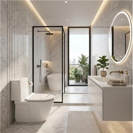 AMERICAN STANDARD ACACIA SUPASLEEK TWO PIECE TOILET CL23075-6DAMYCBT S-TRAP 300MM
