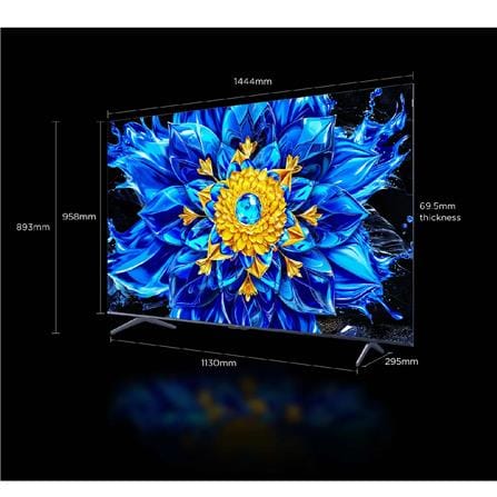 TCL 65-INCH 4K QLED GOOGLE TV 144HZ 65P8L