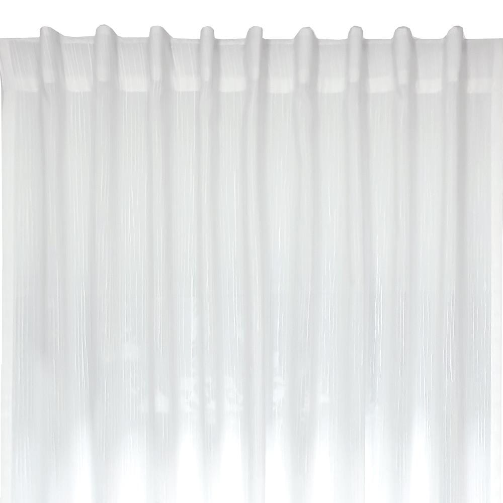 HOME LIVING STYLE SHEER CURTAIN HIDE TAP SYLVIE 180X250CM WHITE