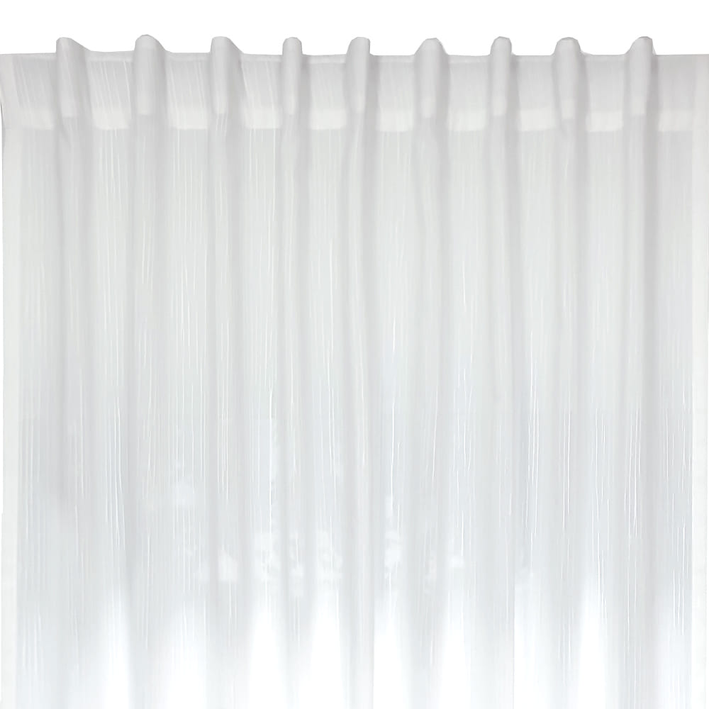HOME LIVING STYLE SHEER CURTAIN HIDE TAP SYLVIE 180X250CM WHITE