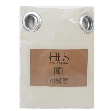 HOME LIVING STYLE CURTAIN EYELET BILLIE 180X220CM BEIGE