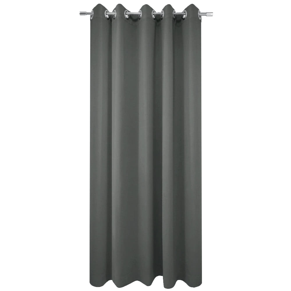 HOME LIVING STYLE CURTAIN EYELET BILLIE 180X250CM GRAY
