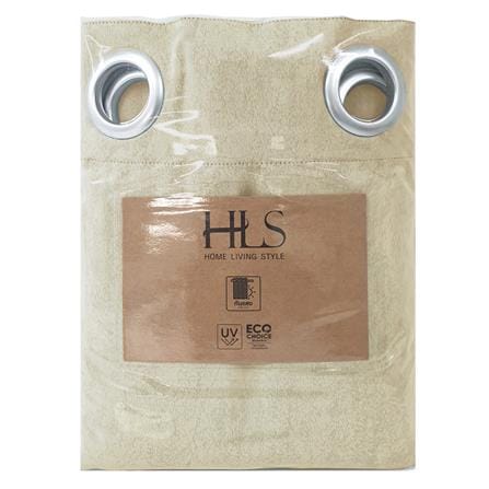 HOME LIVING STYLE CURTAIN EYELET NOAH 180X250CM BROWN