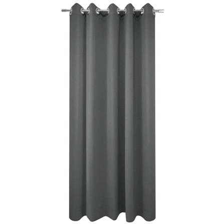 HOME LIVING STYLE CURTAIN EYELET BILLIE 180X220CM GRAY