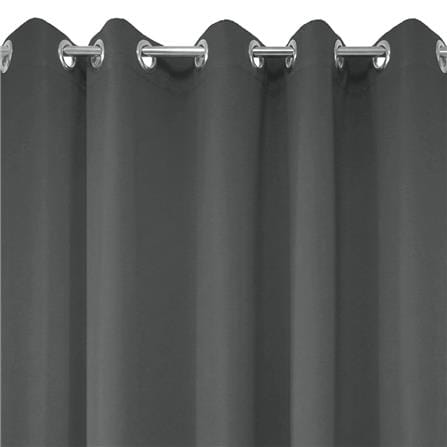 HOME LIVING STYLE CURTAIN EYELET BILLIE 180X220CM GRAY
