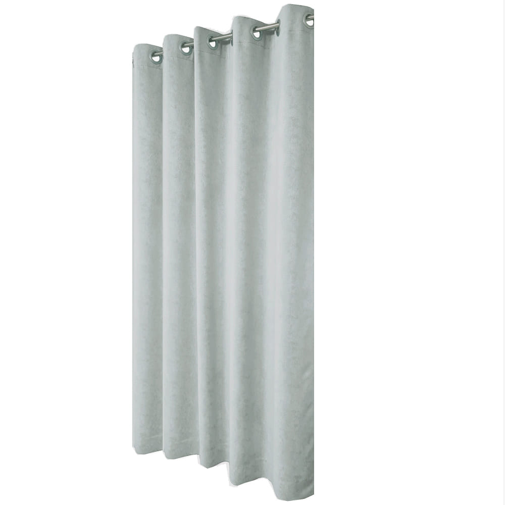 HOME LIVING STYLE CURTAIN EYELET NOAH 180X250CM GRAY