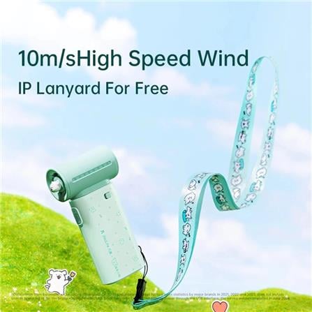 JISULIFE HANDHELD FAN LIFE 9 MALTESE GREEN