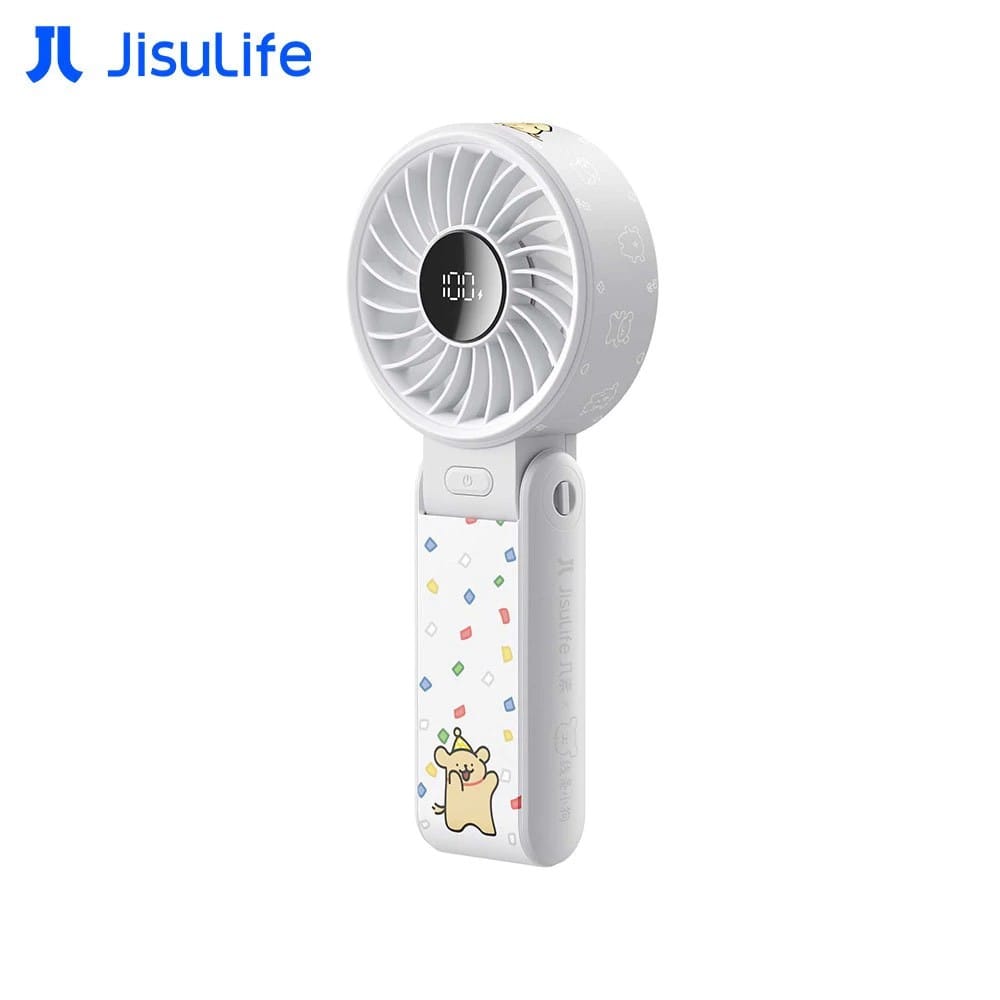 JISULIFE HANDHELD FAN LIFE 7 MALTESE GREY